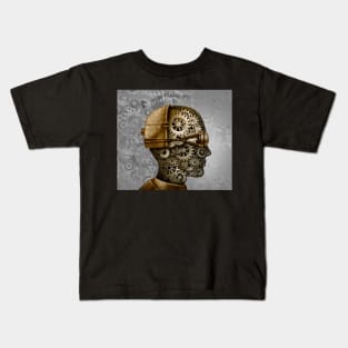 Steam Punk Machine Head Kids T-Shirt